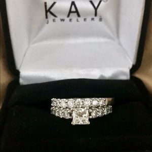 Engagement Ring and wedding band